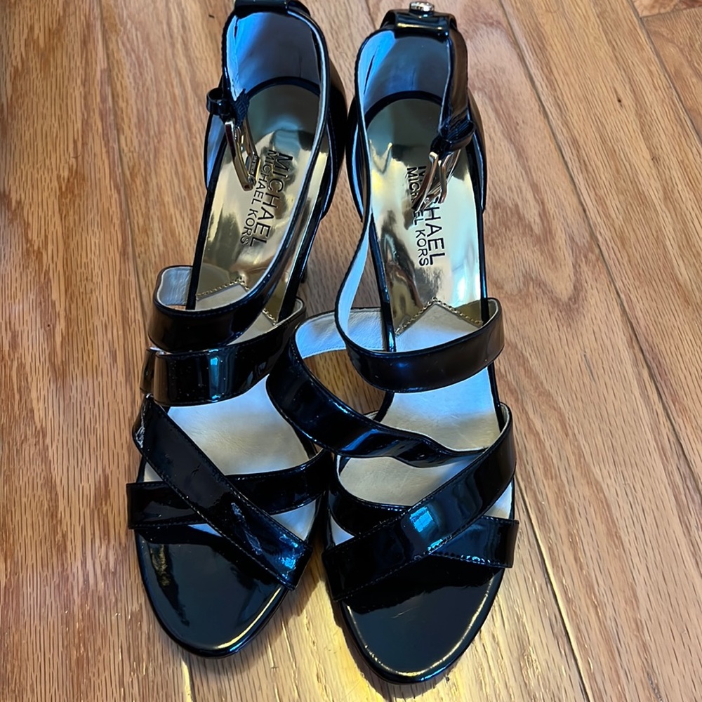 michael kors patent heels